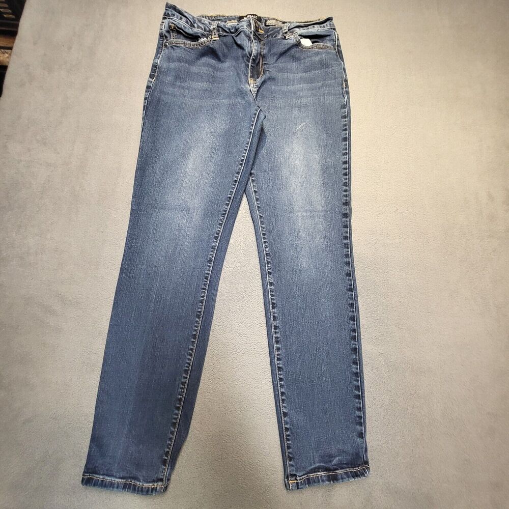 Buffalo David Bitton Jeans Womens 10 Blue Pursuit Skinny Soft Stretch Distressed